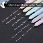 Mr. Pen- Retractable Gel Pens, 6 Pack, Color Ink Gel Pens Fine Point, Pastel Colors, 0.7mm Gel Pens Fine Point, Retractable Pens, Cute Pens, Aesthetic Pens for Journaling Fine Tip Pens