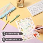 Mr. Pen- Retractable Gel Pens, 10 Pack, Pastel Color Ink Gel Pens, Gel Pens Fine Point 0.7mm, Retractable Pens, Cute Pens, Gel Ink Pens, Aesthetic Pens for Journaling Fine Tip Pens