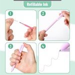 Mr. Pen- Retractable Gel Pens, 6 Pack, Color Ink Gel Pens Fine Point, Pastel Colors, 0.7mm Gel Pens Fine Point, Retractable Pens, Cute Pens, Aesthetic Pens for Journaling Fine Tip Pens