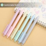 Mr. Pen- Retractable Gel Pens, 6 Pack, Color Ink Gel Pens Fine Point, Pastel Colors, 0.7mm Gel Pens Fine Point, Retractable Pens, Cute Pens, Aesthetic Pens for Journaling Fine Tip Pens