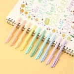 Mr. Pen- Retractable Gel Pens, 10 Pack, Pastel Color Ink Gel Pens, Gel Pens Fine Point 0.7mm, Retractable Pens, Cute Pens, Gel Ink Pens, Aesthetic Pens for Journaling Fine Tip Pens