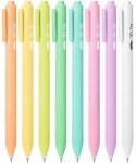 Mr. Pen- Retractable Gel Pens, 8 Pack, Color Ink Gel Pens Fine Point, Macaron Pastel Colors, 0.7mm Gel Pens Fine Point, Retractable Pens, Cute Pens, Aesthetic Pens for Journaling Fine Tip Pens