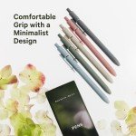 ALABASTER Co. - Pastel Pen Variety Pack, Black Ink: Bible Study and Journaling Supplies. Aesthetic and Smooth Writing, Christian Gifts for Women, Presents for Mom, Journaling Pens, Holiday Gifts