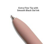 ALABASTER Co. - Pastel Pen Variety Pack, Black Ink: Bible Study and Journaling Supplies. Aesthetic and Smooth Writing, Christian Gifts for Women, Presents for Mom, Journaling Pens, Holiday Gifts