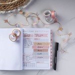 DIVERSEBEE Pastel Washi Tape Set, 5 Rolls Decorative Scrapbook Tape, Cute Craft Tape, Scrapbooking Bullet Journal Supplies, Bible Journaling, Planner Accessories, Gift Wrap Tape (Forest)