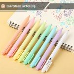 Mr. Pen- Retractable Gel Pens, 8 Pack, Color Ink Gel Pens Fine Point, Macaron Pastel Colors, 0.7mm Gel Pens Fine Point, Retractable Pens, Cute Pens, Aesthetic Pens for Journaling Fine Tip Pens