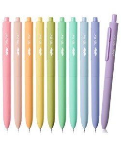 Mr. Pen- Retractable Gel Pens, 10 Pack, Colorful Ink Gel Pens, Pastel Barrels, Gel Pens Fine Point 0.5mm, Retractable Pens, Cute Pens, Gel Ink Pens, Aesthetic Pens for Journaling Fine Tip Pens