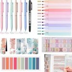 40 Pcs Bible Journaling Kit, Bible Study Kit for Women, Bible Journaling Supplies with Pastel Bible Highlighters and Tabs, Bible Pens,Sticky Notes, Bookmarks, All-in-One Christian Bible Study Supplies