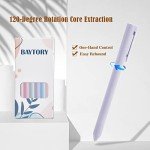 BAYTORY 6Pcs Colored Gel Pens, Pastel Ink Colors, Quick Dry Ink Pen Fine Point 0.5mm Smooth Writing for School Supplies Journaling Notetaking Stationery