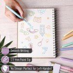 Mr. Pen- Retractable Gel Pens, 10 Pack, Colorful Ink Gel Pens, Pastel Barrels, Gel Pens Fine Point 0.5mm, Retractable Pens, Cute Pens, Gel Ink Pens, Aesthetic Pens for Journaling Fine Tip Pens