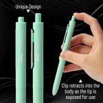 Mr. Pen- Retractable Gel Pens, 10 Pack, Colorful Ink Gel Pens, Pastel Barrels, Gel Pens Fine Point 0.5mm, Retractable Pens, Cute Pens, Gel Ink Pens, Aesthetic Pens for Journaling Fine Tip Pens