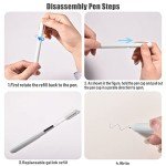 BAYTORY 6Pcs Colored Gel Pens, Pastel Ink Colors, Quick Dry Ink Pen Fine Point 0.5mm Smooth Writing for School Supplies Journaling Notetaking Stationery