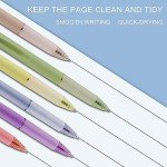 WY WENYUAN Cute Pens, 12-Pcs Pastel Ballpoint Pens Bulk, Fine Point Smooth Writing Pens, Colorful Best Gift Pens, Black Ink 1.0 mm Journaling Pen, Pens Office Supplies for Women & Men, Note Taking