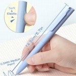 YINPIXUS 6 PCS Pastel Gel Pens, Colored Ink Pens, Pens Colorful for NoteTaking Journaling, Cute Retractable Pens 0.5mm Fine Point Quick Drying, Aesthetic Nurse School Office Supplies