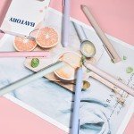 BAYTORY 6Pcs Colored Gel Pens, Pastel Ink Colors, Quick Dry Ink Pen Fine Point 0.5mm Smooth Writing for School Supplies Journaling Notetaking Stationery