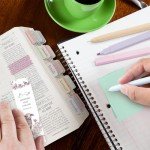 XKDOUS Bible Study Supplies Journaling Kit for Women, Bible Study Kit, 12 Pastel Bible Highlighters and Pens No Bleed, 75 Laminated Bible Tabs, 2 Bible Bookmarks and More