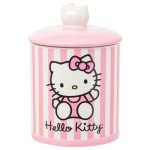 Silver Buffalo Sanrio Hello Kitty Pink Ceramic Cookie Snack Jar (Medium)