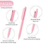 WY WENYUAN Colored Ballpoint Pens, 10 Pcs Retractable Pastel Ink Colors, Cute Pens 1.0mm Fine Point Quick Drying for Writing Drawing Journaling Note Taking School Office Home