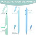 XKDOUS Bible Study Supplies Journaling Kit for Women, Bible Study Kit, 12 Pastel Bible Highlighters and Pens No Bleed, 75 Laminated Bible Tabs, 2 Bible Bookmarks and More