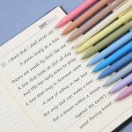 Mr. Pen- Retractable Gel Pens, 12 Pack, Black Ink, Pastel Barrel Gel Pens, Gel Pens Fine Point 0.5mm, Retractable Pens, Cute Pens, Gel Ink Pens, Aesthetic Pens for Journaling Fine Tip Pens