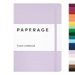 PAPERAGE Lined Journal Notebook, (Lavender), 160 Pages, Medium 5.6 inches x 8 inches - 100 GSM Thick Paper, Hardcover