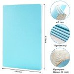 feela 8 Pack Soft Cover Journal Bulk, Notebooks College Ruled for Work, Lined Travel Journal for Students Women, Note Taking Notebook School Supplies Business Writing, 8.2” x 5.5”, A5, Pastel Colors