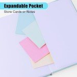 Xrunmix Lined Journals Notebooks for Work, 160 Pages, 5.5 x 8 inches, 100 GSM Paper, Hardcover (Pastel - 6 Pack)