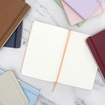 PAPERAGE Lined Journal Notebook, (Lavender), 160 Pages, Medium 5.6 inches x 8 inches - 100 GSM Thick Paper, Hardcover