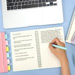 EOOUT 5 Pack Lined Paper Notebook 5.7 x 8.4 Inches College Ruled Spiral Notebook Journal for School, Office, Artist Writing/Drawing (Pink, Blue, Green, Purple, White), 70 Sheets/140 Pages