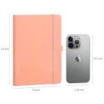 Comix 4 Pack Lined Journal Notebooks for Women, 176 Pages, 5.5 x 8.3, Hardcover, Morandi, 100gsm Paper, A5 Journaling Notebooks, Perfect for Work School Home