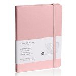 EMOMAS Lined Journal Notebook, (pink), 160 Pages, Medium 5.7 inches x 8 inches - 100 gsm Thick Paper, Hardcover