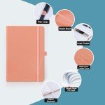 Comix 4 Pack Lined Journal Notebooks for Women, 176 Pages, 5.5 x 8.3, Hardcover, Morandi, 100gsm Paper, A5 Journaling Notebooks, Perfect for Work School Home