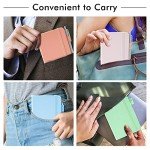 feela 6 Pack Pocket Small Notebooks Bulk, Mini Cute Memo Notepads Hardcover College Ruled Lined Journals with Pen Holder for Women Girls Office School, with 6 Black Pens, 3.5”x 5.5”, A6, Pastel Colors