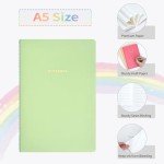 EOOUT 12 Pack A5 Lined Bulk Journals for Writing, 5.5 x 8in Pastel Journal Notebook Set, Cute Notebooks Softcover Thin Journals for Kids, Drawing, Sketchbook, School Supplies(6 Colors)