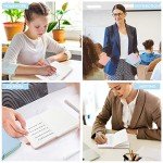 feela 6 Pack Pocket Small Notebooks Bulk, Mini Cute Memo Notepads Hardcover College Ruled Lined Journals with Pen Holder for Women Girls Office School, with 6 Black Pens, 3.5”x 5.5”, A6, Pastel Colors