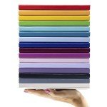 PAPERAGE Lined Journal Notebooks, 3 Pack, (Blush, Mint, Lavender), 160 Pages, Medium 5.6 inches x 8 inches - 100 GSM Thick Paper, Hardcover