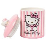 Silver Buffalo Sanrio Hello Kitty Pink Ceramic Cookie Snack Jar (Medium)