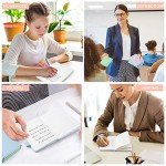 feela 3 Pack Pocket Small Notebook Journals, Mini Cute Hardcover College Ruled Notepad Women Office Supplies, with 3 Black Pens, 3.5”x 5.5”, A6, Pastel Colors, Light Blue, Light Purple, Light Green