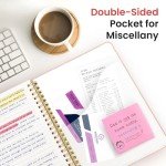 Lined Spiral Journal Notebook for Women & Men, 140 Pages, College Ruled Hardcover Notebook for Work & Note Taking, Journals for Writing, A5(6"x8") - Pink