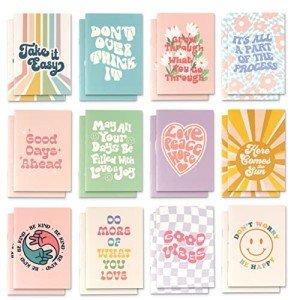 THiNKABLE Kids notebook pack, Set of 24, Pastel Mini Kid Journals Bulk, Small Notebooks for Party Favors, Back to School Supplies, Inspirational Notebooks, Pocket Journal sets