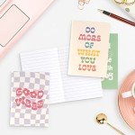 THiNKABLE Kids notebook pack, Set of 24, Pastel Mini Kid Journals Bulk, Small Notebooks for Party Favors, Back to School Supplies, Inspirational Notebooks, Pocket Journal sets