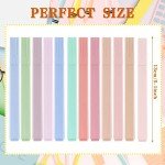 12 Pieces Aesthetic Cute Highlighters Pastel Highlighters with Chisel Tip Pastel Markers Cute Highlighters Pens Multicolor Aesthetic Pens Kawaii Stationary for Journal Planner Office School Supplies
