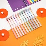 12 Pieces Aesthetic Cute Highlighters Pastel Highlighters with Chisel Tip Pastel Markers Cute Highlighters Pens Multicolor Aesthetic Pens Kawaii Stationary for Journal Planner Office School Supplies