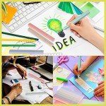 12 Pieces Aesthetic Cute Highlighters Pastel Highlighters with Chisel Tip Pastel Markers Cute Highlighters Pens Multicolor Aesthetic Pens Kawaii Stationary for Journal Planner Office School Supplies