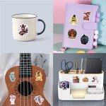 60 Pack FNAF Stickers Five Nights at Freddy's Game Stickers for Kids Waterproof Laptop Bumper Skateboard Water Bottles Computer Terror Game Stickers (FNF)