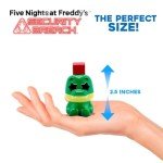 Five Nights at Freddy's Security Breach SquishMe Series 1 Collectors Box 5-Pack: Stress Relief Toy, Party Favor & Fidget Toys for Kids - Entire Series 1 Set w/FNAF Figures Squishies