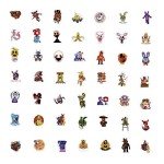 100Pcs Five Night at Freddy Sticker, Terror Cartoon Movie Waterproof Vinyl Decal for Teen Kids Girl Halloween Water Bottle Laptop Phone Skateboard Guitar Notebook Computer Luggage