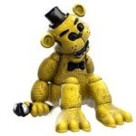 Funko Five Nights at Freddy's POP Articulated Golden Freddy Action Figure, Multicolor, 5.5 inches