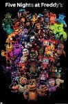 Trends International Five Nights at Freddy's: Special Delivery-Collage Wall Poster, 22.375" x 34", Unframed Version, Bathroom
