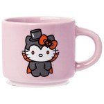 Silver Buffalo Sanrio Hello Kitty Halloween 4 Pack Stackable Ceramic Mug Set With Storage Rack, 3 Ounces